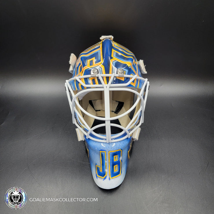 Jordan Binnington Unsigned Goalie Mask St. Louis 2019 CUP Year Tribute