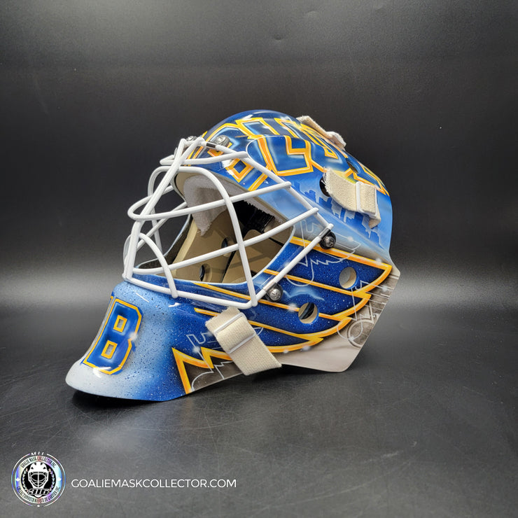 Jordan Binnington Unsigned Goalie Mask St. Louis 2019 CUP Year Tribute