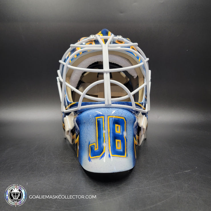 Jordan Binnington Unsigned Goalie Mask St. Louis 2019 CUP Year Tribute