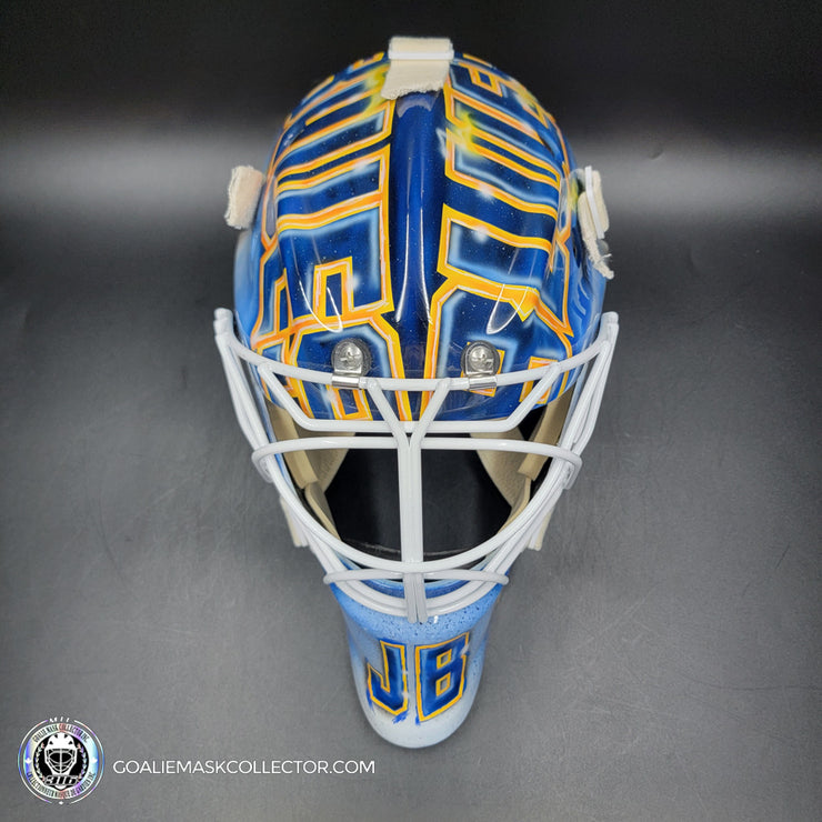 Jordan Binnington Unsigned Goalie Mask St. Louis 2019 CUP Year Tribute
