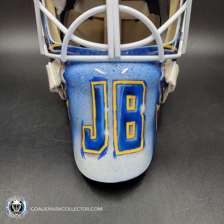 Jordan Binnington Unsigned Goalie Mask St. Louis 2019 CUP Year Tribute