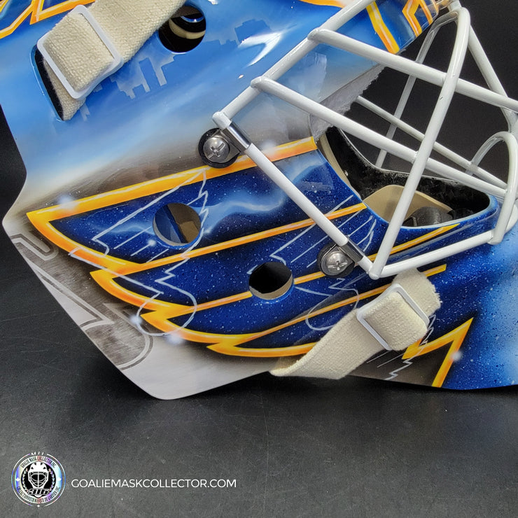 Jordan Binnington Unsigned Goalie Mask St. Louis 2019 CUP Year Tribute