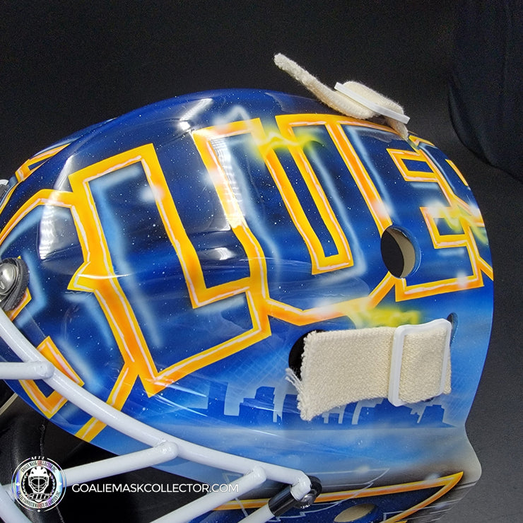 Jordan Binnington Unsigned Goalie Mask St. Louis 2019 CUP Year Tribute