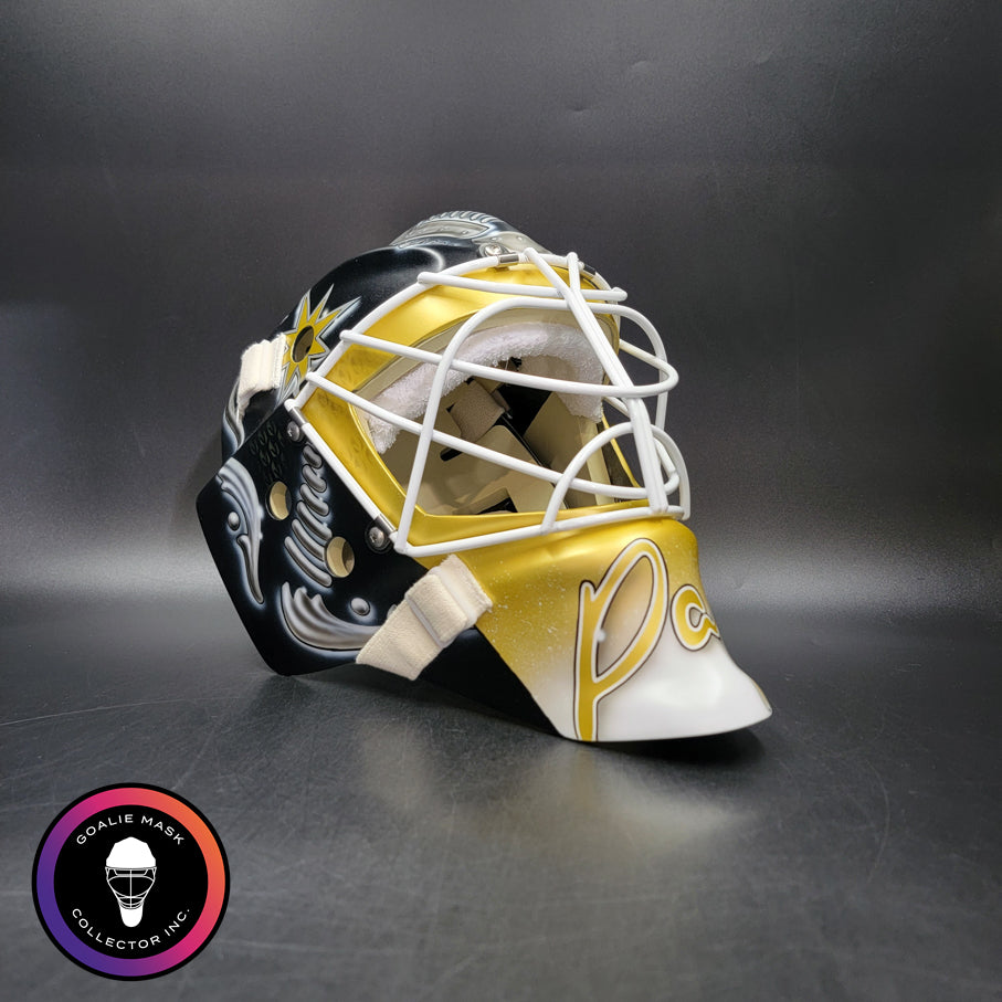 Jordan Papirny Goalie Mask Unsigned 2025-26 Henderson Silver Knight Las Vegas Tribute