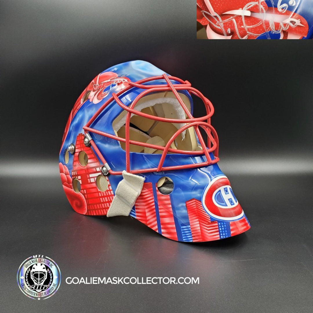 Jose Theodore Signed Goalie Mask Montreal Autographed Signature Edition