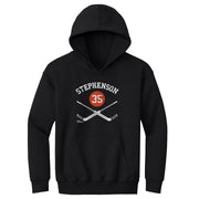 Wayne Stephenson Philadelphia 35 Goalie Sticks WHT