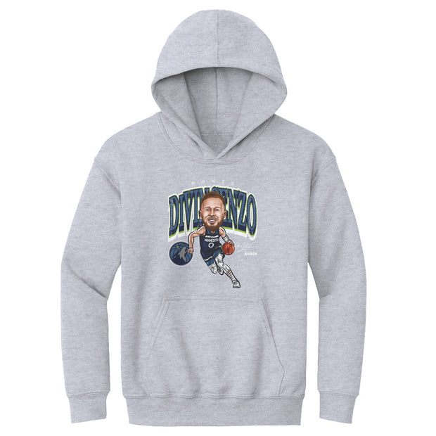Donte DiVincenzo Minnesota Timberwolves Cartoon NBA WHT