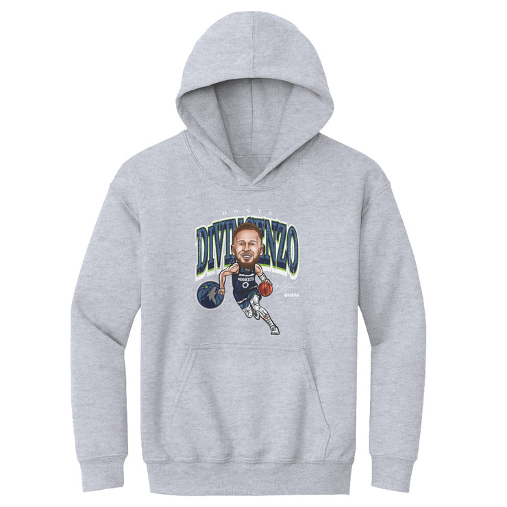 Donte DiVincenzo Minnesota Timberwolves Cartoon NBA WHT