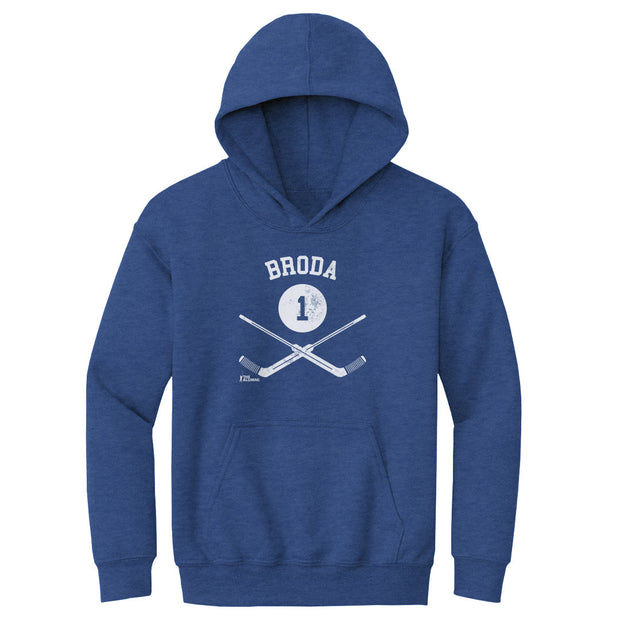 Turk Broda Toronto 1 Goalie Sticks WHT