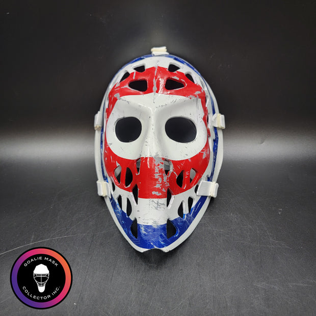 Ken Dryden Goalie Mask Unsigned Montreal Bullseye GAME USED Edition Full Size Tribute