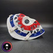 Ken Dryden Goalie Mask Unsigned Montreal Bullseye GAME USED Edition Full Size Tribute