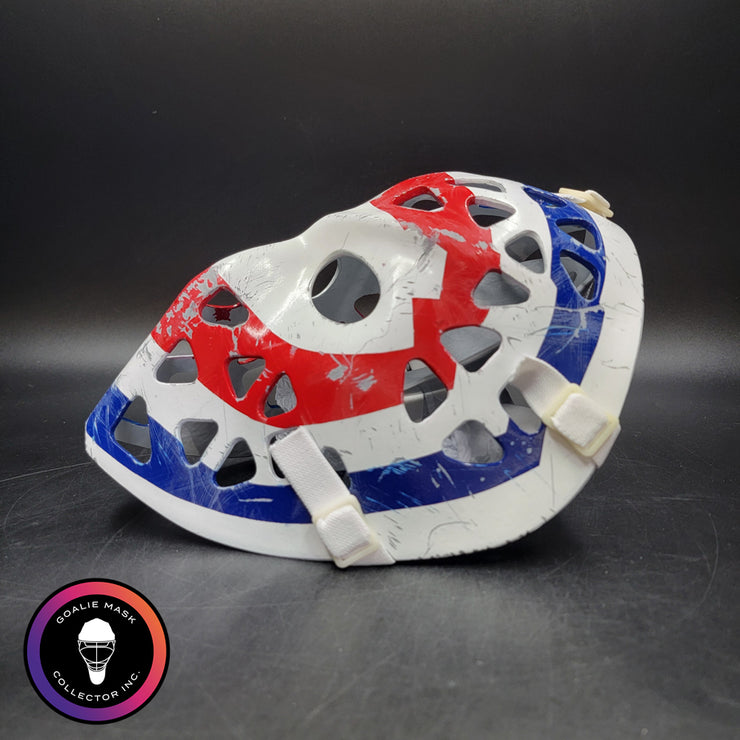 Ken Dryden Goalie Mask Unsigned Montreal Bullseye GAME USED Edition Full Size Tribute