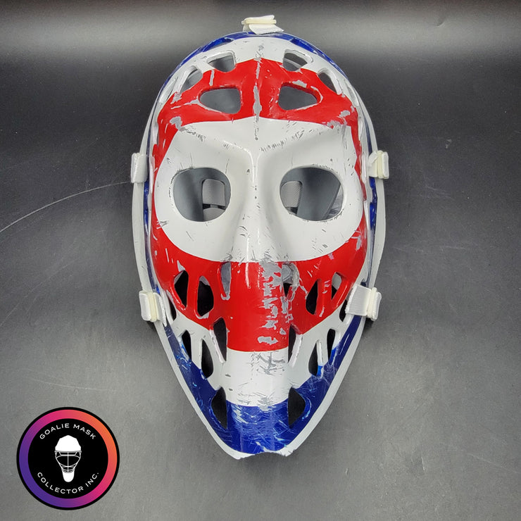 Ken Dryden Goalie Mask Unsigned Montreal Bullseye GAME USED Edition Full Size Tribute