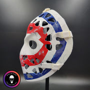 Ken Dryden Goalie Mask Unsigned Montreal Bullseye GAME USED Edition Full Size Tribute