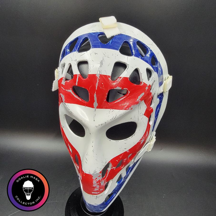 Ken Dryden Goalie Mask Unsigned Montreal Bullseye GAME USED