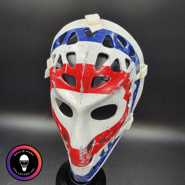 Ken Dryden Goalie Mask Unsigned Montreal Bullseye GAME USED Edition Full Size Tribute