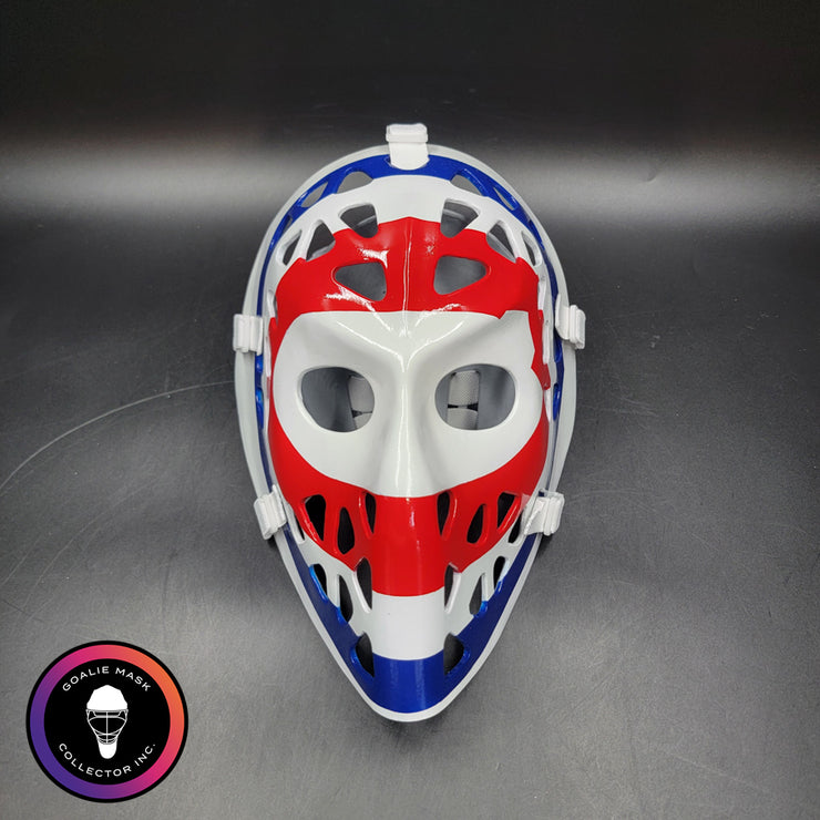 Ken Dryden Goalie Mask Unsigned Montreal Bullseye PRISTINE Edition Full Size Tribute
