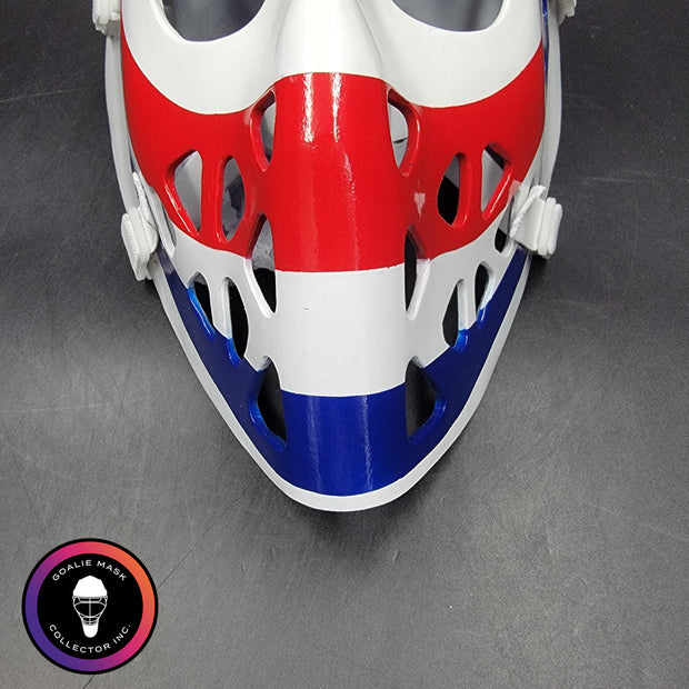 Ken Dryden Goalie Mask Unsigned Montreal Bullseye PRISTINE Edition Full Size Tribute