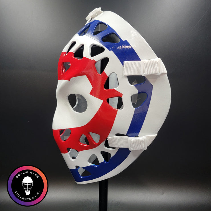 Ken Dryden Goalie Mask Unsigned Montreal Bullseye PRISTINE Edition Full Size Tribute