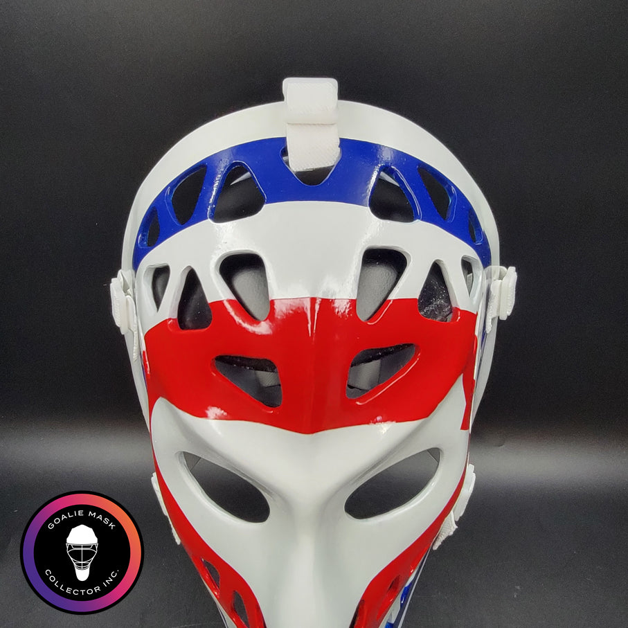 Ken Dryden Goalie Mask Unsigned Montreal Bullseye PRISTINE Edition