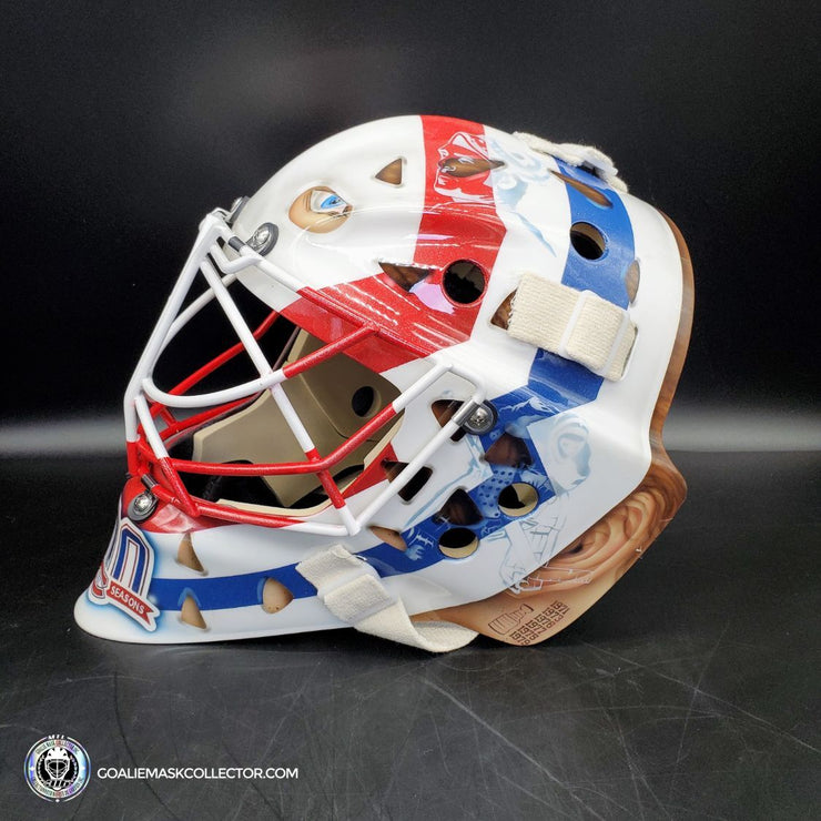 Montreal Ken Dryden Ice Hockey Mask Goalie Helmet 1:1 Scale 