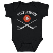 Wayne Stephenson Philadelphia 35 Goalie Sticks WHT