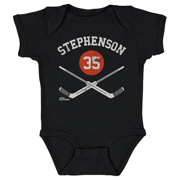 Wayne Stephenson Philadelphia 35 Goalie Sticks WHT