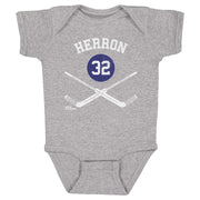Denis Herron Montreal 32 Goalie Sticks WHT