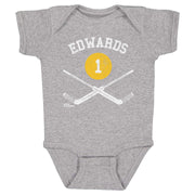 Don Edwards Buffalo 1 Goalie Sticks WHT