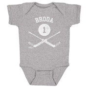Turk Broda Toronto 1 Goalie Sticks WHT