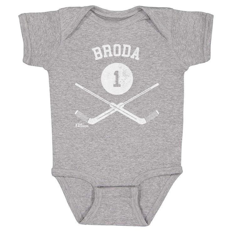 Turk Broda Toronto 1 Goalie Sticks WHT