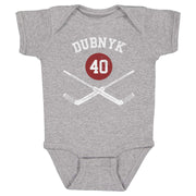Devan Dubnyk Minnesota Goalie Sticks WHT