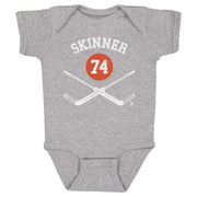 Stuart Skinner Edmonton Goalie Sticks WHT