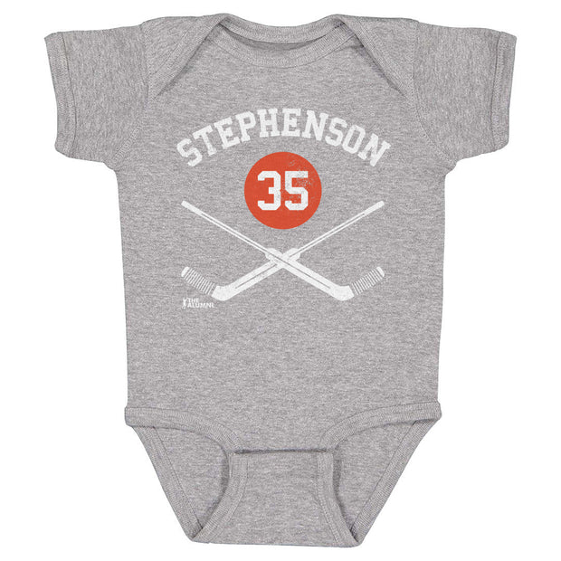 Wayne Stephenson Philadelphia 35 Goalie Sticks WHT