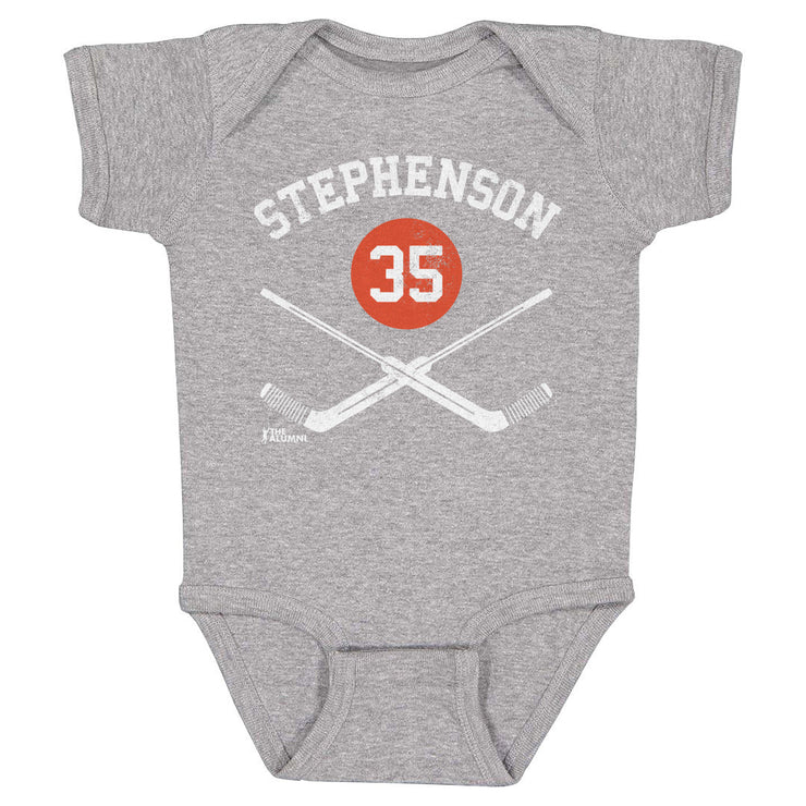 Wayne Stephenson Philadelphia 35 Goalie Sticks WHT