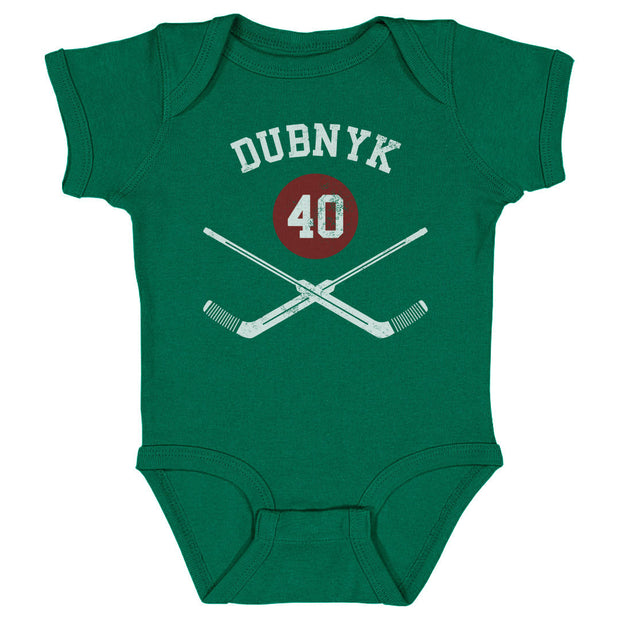 Devan Dubnyk Minnesota Goalie Sticks WHT
