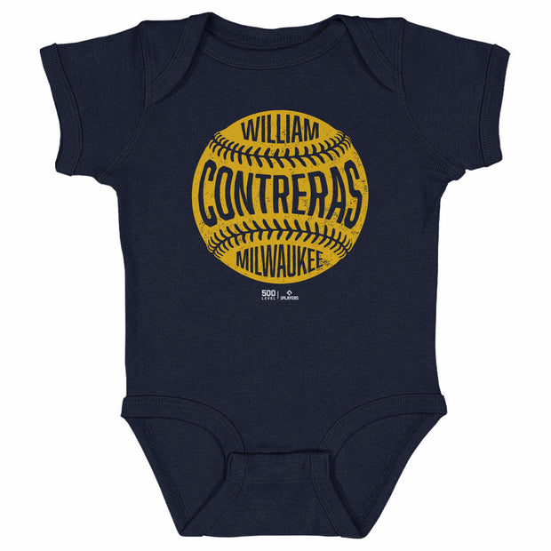 William Contreras Milwaukee Vintage Baseball WHT