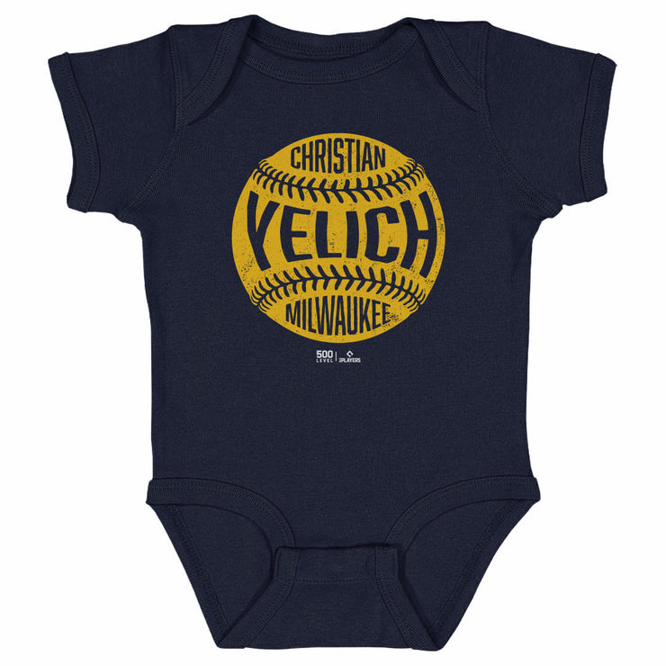 Christian Yelich Milwaukee Vintage Baseball WHT
