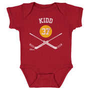 Trevor Kidd Calgary 37 Goalie Sticks WHT