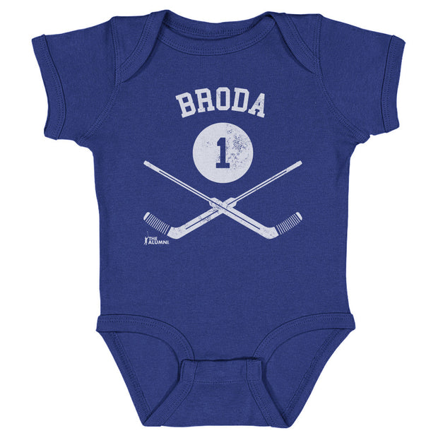 Turk Broda Toronto 1 Goalie Sticks WHT