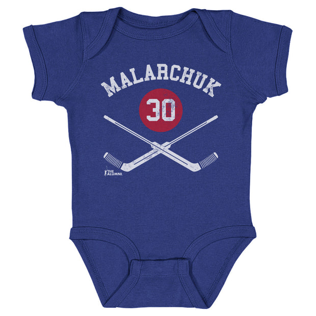 Clint Malarchuk Quebec 30 Goalie Sticks WHT
