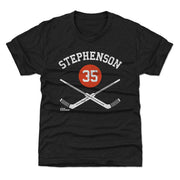 Wayne Stephenson Philadelphia 35 Goalie Sticks WHT