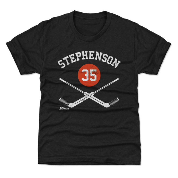 Wayne Stephenson Philadelphia 35 Goalie Sticks WHT