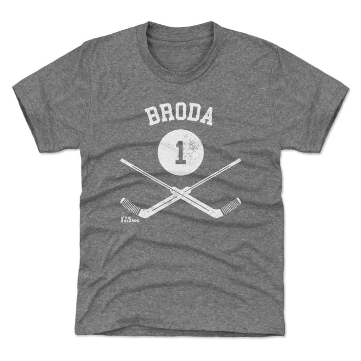 Turk Broda Toronto 1 Goalie Sticks WHT