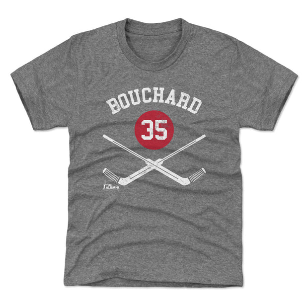 Daniel Bouchard Quebec 35 Goalie Sticks WHT