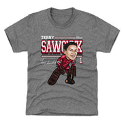 Terry Sawchuk Detroit Cartoon WHT