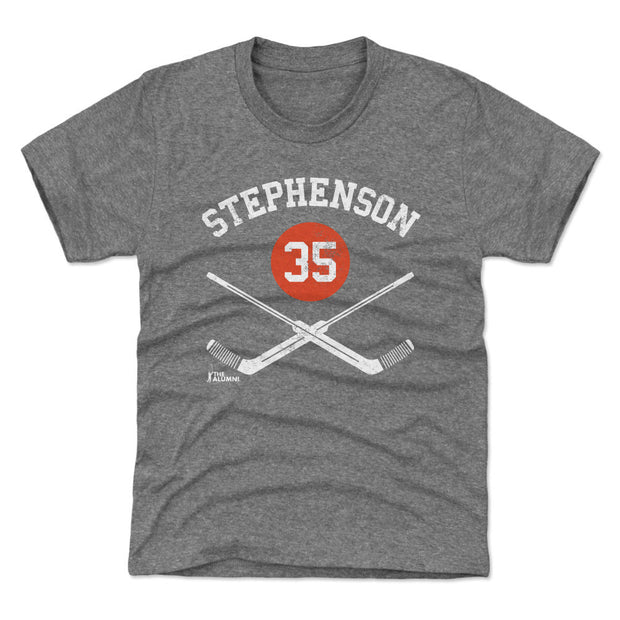Wayne Stephenson Philadelphia 35 Goalie Sticks WHT