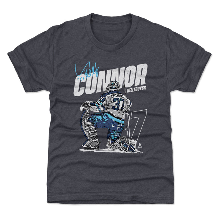 Connor Hellebuyck Kneel W WHT