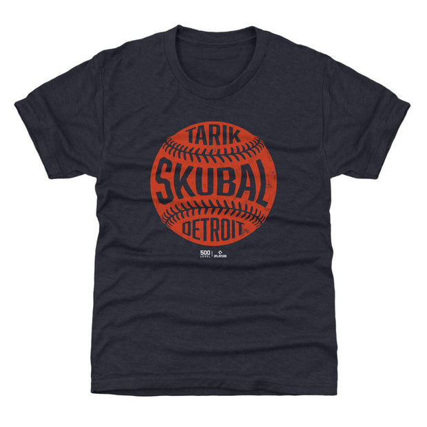 Tarik Skubal Detroit Vintage Baseball WHT