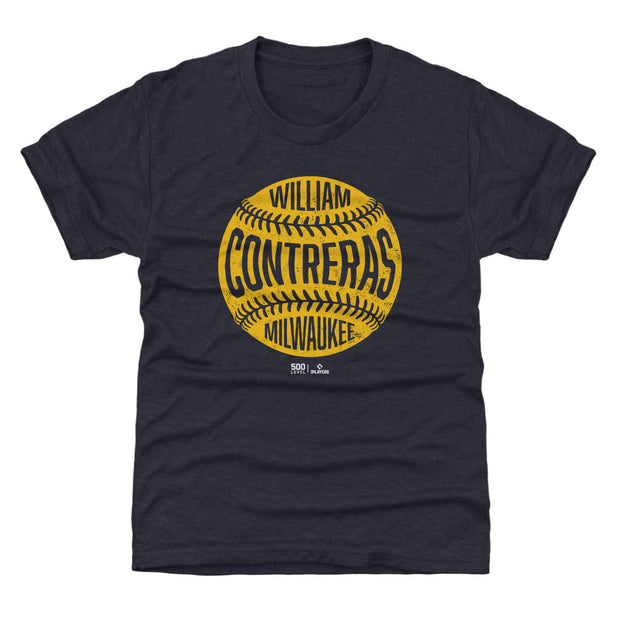 William Contreras Milwaukee Vintage Baseball WHT